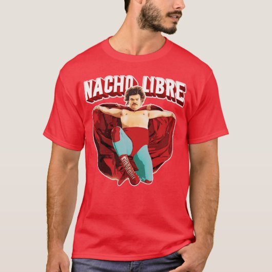 Nacho libre retro T-Shirt (Vorderseite)