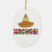 Nacho-Liebe Keramik Ornament (Vorne)