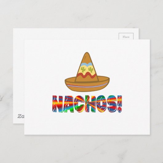 Nacho Liebe Postkarte (Vorne/Hinten)