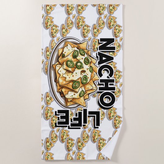 Nacho Life, Nacho lover, Strandtuch (Vorderseite)