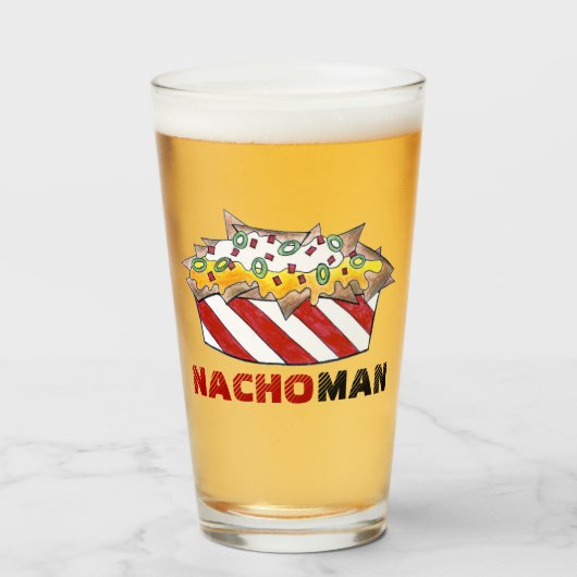 NACHO (MACHO) MAN Cheese Chips Feinschmecker Glas (Vorne (Gefüllt))