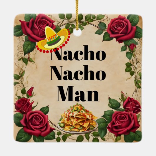 Nacho Nacho Man Keramik Keramikornament (Rückseite)
