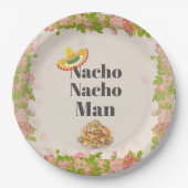 Nacho Nacho Man Paper Plate Pappteller (Vorderseite)