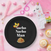 Nacho Nacho Man Paper Plate Pappteller (Party)