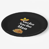 Nacho Nacho Man Paper Plate Pappteller (Schrägansicht)