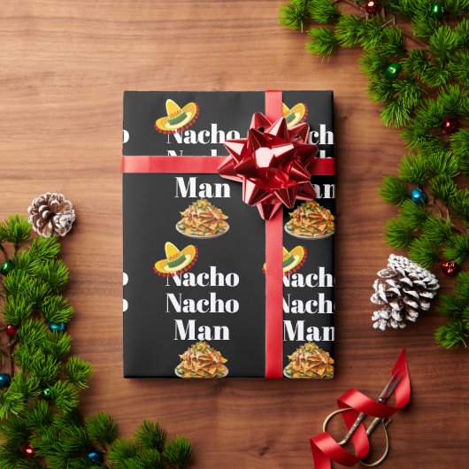 Nacho Nacho Man Wrapping Paper Geschenkpapier (Feiertagsgeschenk)