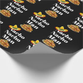 Nacho Nacho Man Wrapping Paper Geschenkpapier (Ecke)