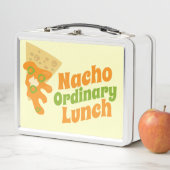 Nacho Ordinary Lunch Fun Novelty Food Slogan Metall Brotdose (Beispiel)