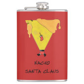 Nacho Santa Claus Flachmann (Vorderseite)