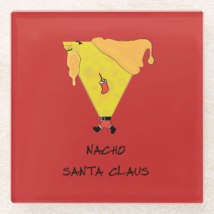 Nacho Santa Claus Glasuntersetzer