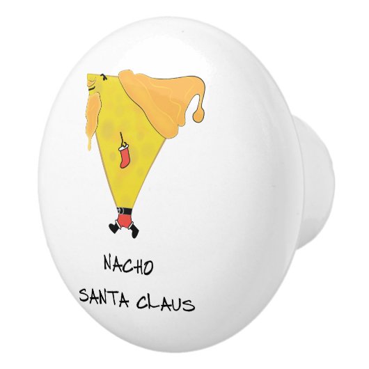 Nacho Santa Claus Keramikknauf (Rechts)