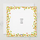 Nacho Santa mit Chips Feiertagskarte (Rückseite)