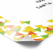Nacho Santa mit Chips Fotodruck (Ecke)