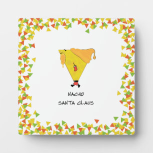 Nacho Santa mit Chips Fotoplatte