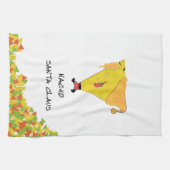 Nacho Santa mit Chips Geschirrtuch (Horizontal)