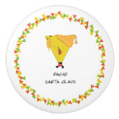 Nacho Santa mit Chips Keramikknauf (Vorderseite)