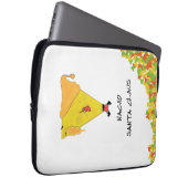 Nacho Santa mit Chips Laptopschutzhülle (Vorne Rechts)