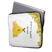 Nacho Santa mit Chips Laptopschutzhülle (Vorderseite Links)