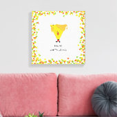 Nacho Santa mit Chips Leinwanddruck (Insitu (Wohnzimmer))