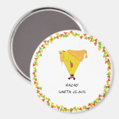 Nacho Santa mit Chips Magnet (Vorderseite/Rückseite)