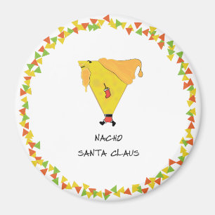 Nacho Santa mit Chips Magnet