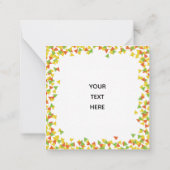 Nacho Santa mit Chips Mitteilungskarte (Rückseite)