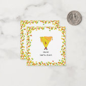 Nacho Santa mit Chips Mitteilungskarte (Vorderseite/Rückseite Beispiel)