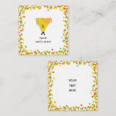 Nacho Santa mit Chips Mitteilungskarte (Vorne/Hinten)