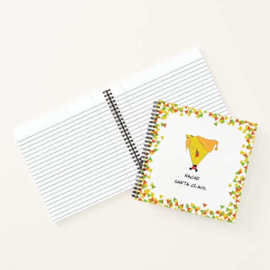 Nacho Santa mit Chips Notizblock (Innenseite)