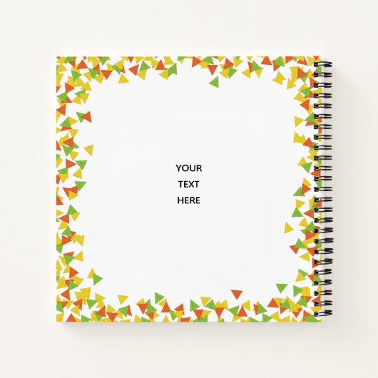 Nacho Santa mit Chips Notizblock (Rückseite)