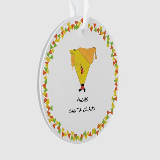 Nacho Santa mit Chips Ornament (Vorderseite)