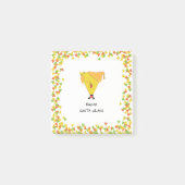 Nacho Santa mit Chips Post-it Klebezettel (Vorderseite)