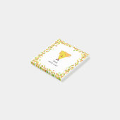 Nacho Santa mit Chips Post-it Klebezettel (angewinkelt)