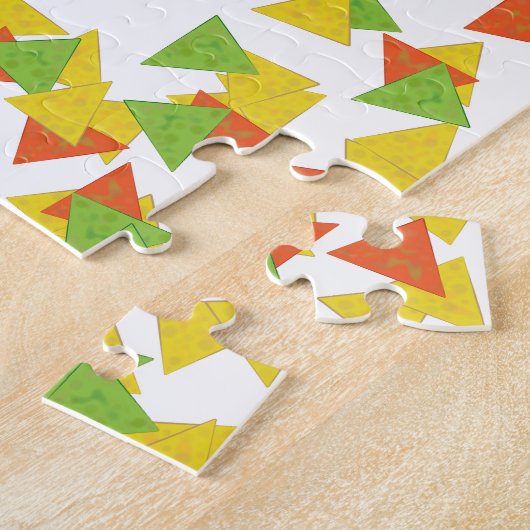 Nacho Santa mit Chips Puzzle (Seite)