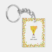 Nacho Santa mit Chips Schlüsselanhänger (Vorderseite links)