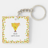 Nacho Santa mit Chips Schlüsselanhänger (Rückseite)