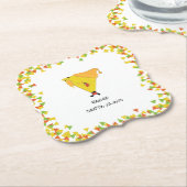 Nacho Santa mit Chips Untersetzer (angewinkelt)