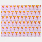 Nacho Valentine Fleecedecke (Vorderseite (Horizontal))