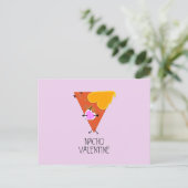 Nacho Valentine Postkarte (Stehend Vorderseite)