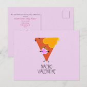 Nacho Valentine Postkarte (Vorne/Hinten)