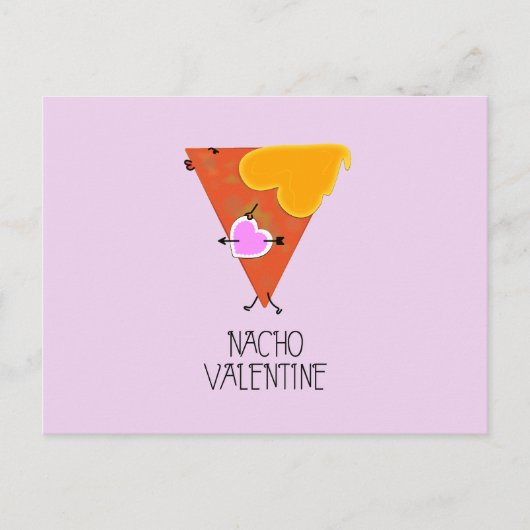 Nacho Valentine Postkarte (Vorderseite)