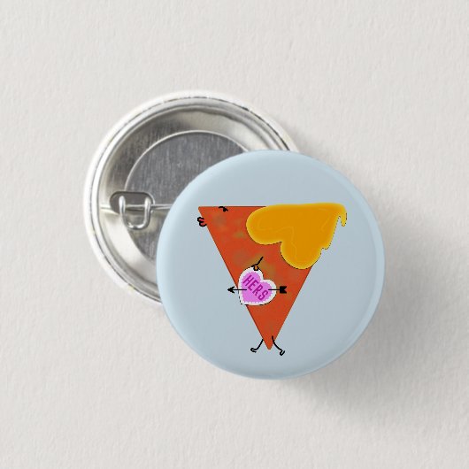 Nacho Valentine Typ Button (Vorne & Hinten)