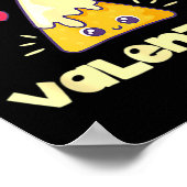 Nacho Valentine Valentines Day Mexican Food  Poster (Ecke)