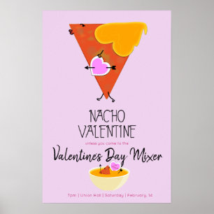 Nacho Valentinstag Event Poster