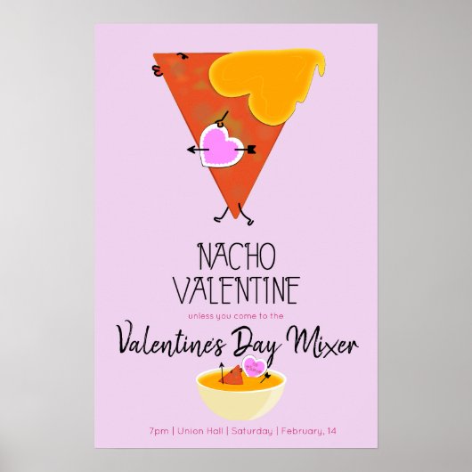 Nacho Valentinstag Event Poster (Vorne)