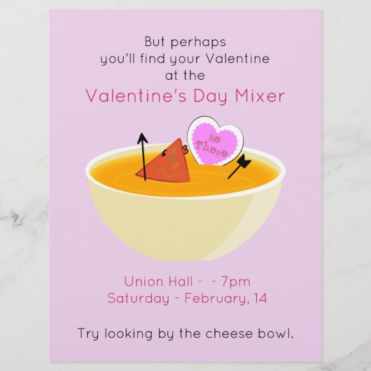 Nacho Valentinstag Flyer (Hinten)