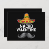 Nacho Valentinstag Mexicanisches Spanisches Eheman Postkarte (Vorne/Hinten)