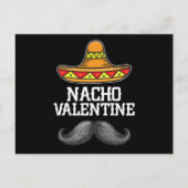 Nacho Valentinstag Mexicanisches Spanisches Eheman Postkarte (Vorderseite)