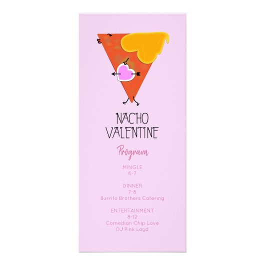 Nacho Valentinstag Werbekarte (Vorne)