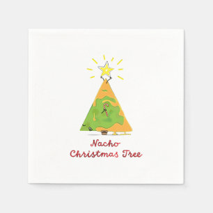 Nacho-Weihnachtsbaum Serviette